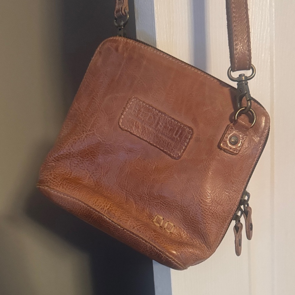 Bed Stu Brown Leather Crossbody Bag - Picture 2 of 7